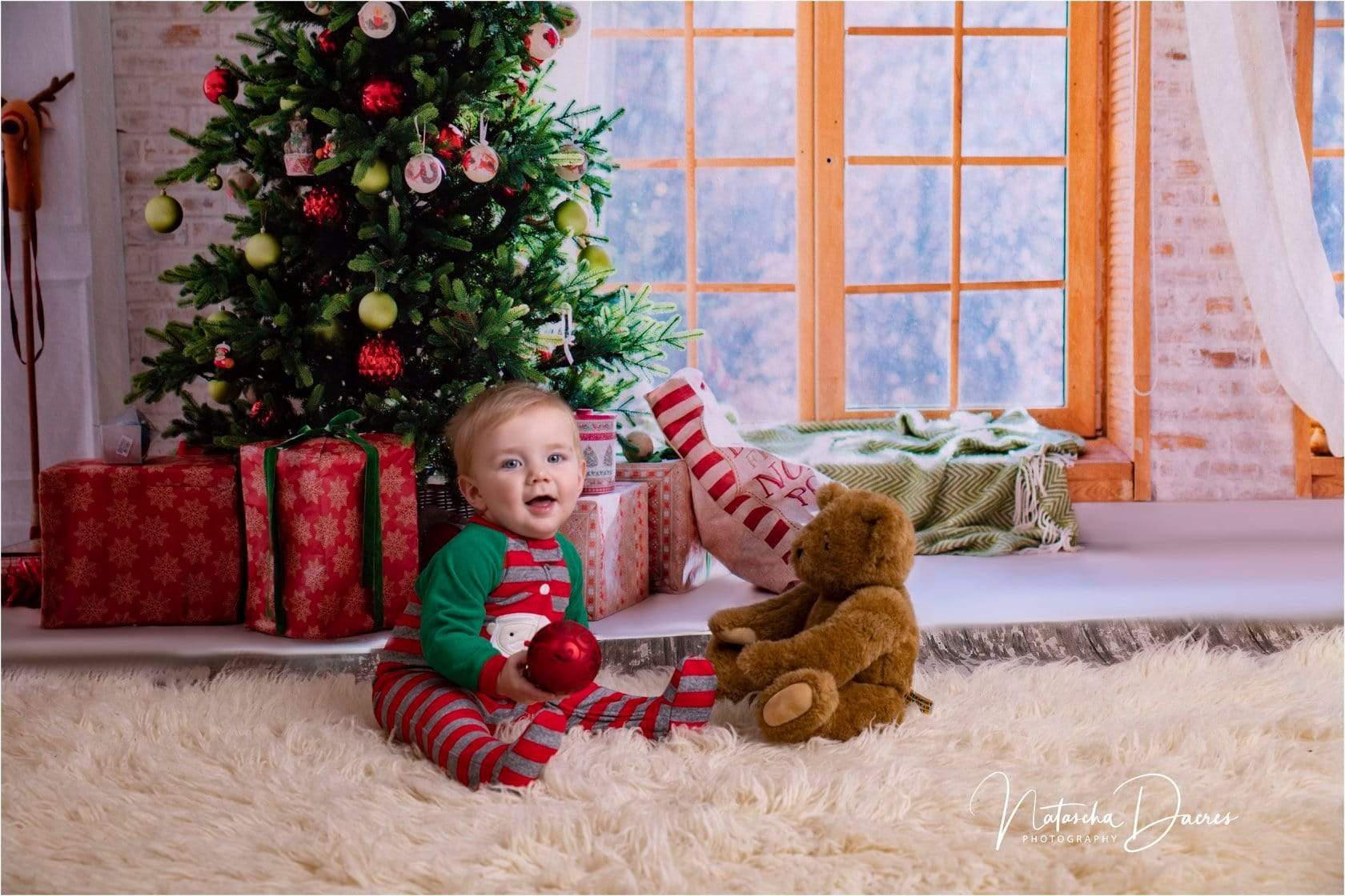 Katebackdrop£ºKate Christmas Gifts Room Decoration Window View Backdrop