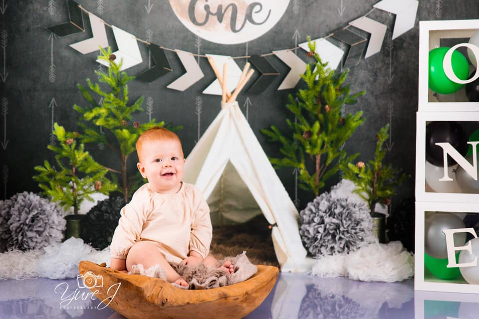 Kate Wild One Boy First Birthday Backdrop Designed By Mandy Ringe Photography - Kate Backdrop