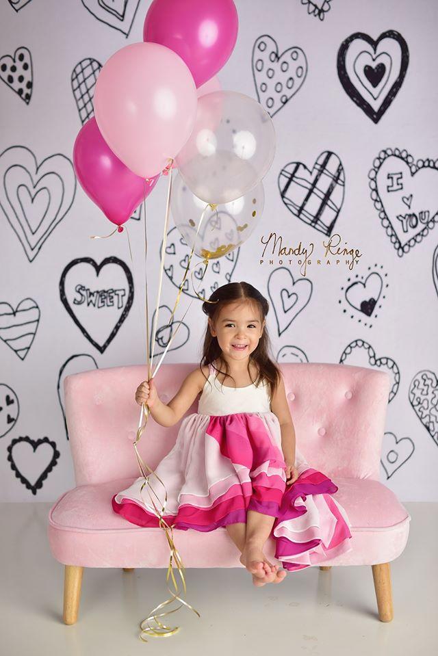 Katebackdrop鎷㈡綖Kate Valentine's Doodles Backdrop Designed By Mandy Ringe Photography