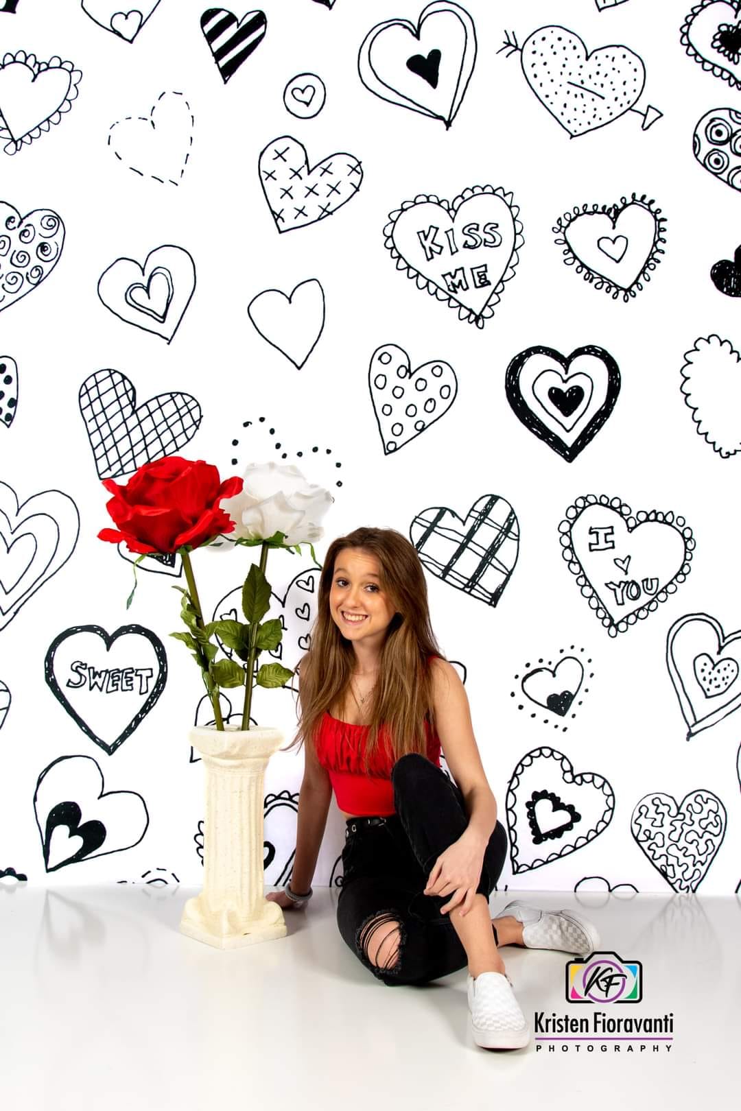 Kate Valentine's Doodles Backdrop Designed By Mandy Ringe Photography - Kate Backdrop