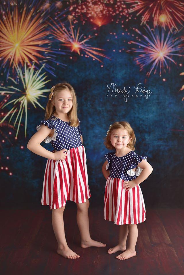 Kate Firework Celebration Happy New Year Backdrop Designed By Mandy Ringe Photography - Kate Backdrop