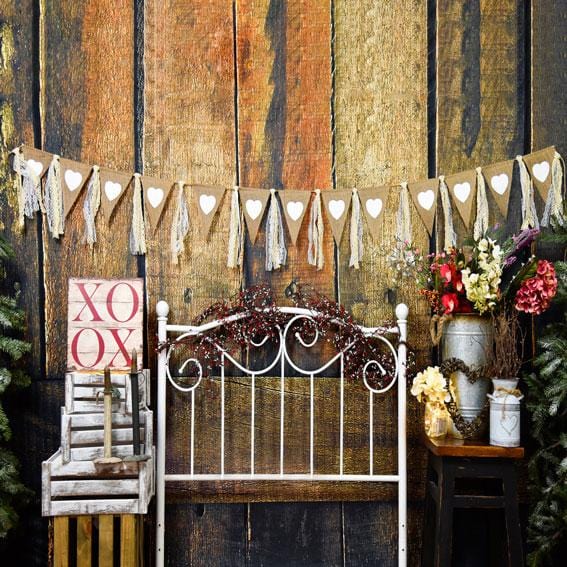 Kate Valentine's Day Headboard Backdrop Designed by AAE Photography - Kate Backdrop