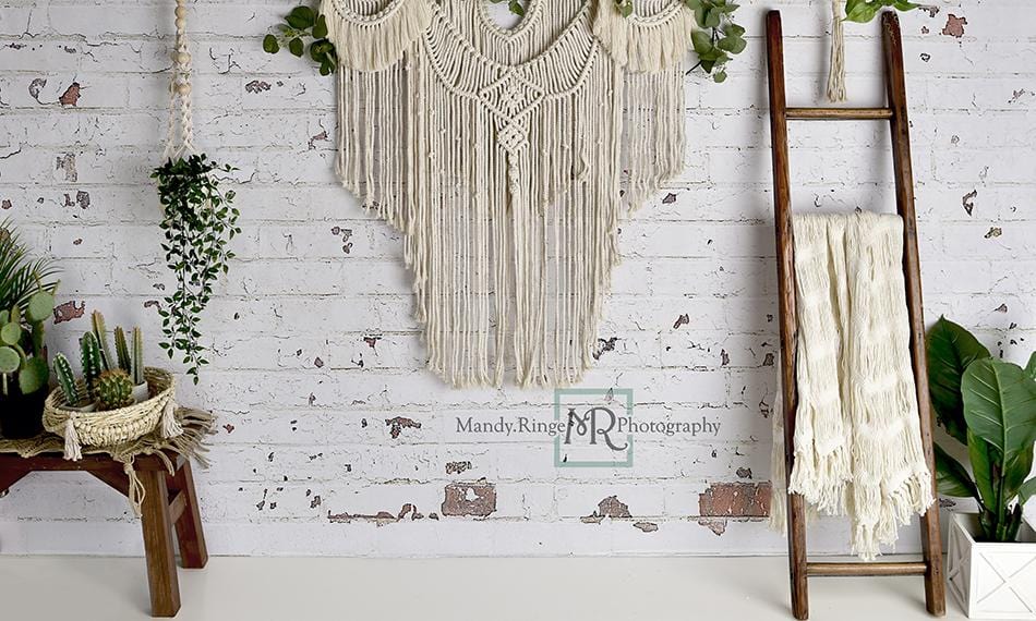 Kate Mother's Day Boho Macrame Bedroom Wall Backdrop Designed By Mandy Ringe Photography - Kate Backdrop