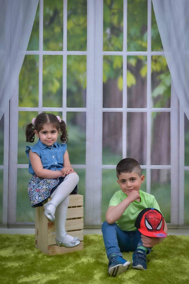 Kate Window View White Curtain Spring Backdrop Designed by JS Photography - Kate Backdrop