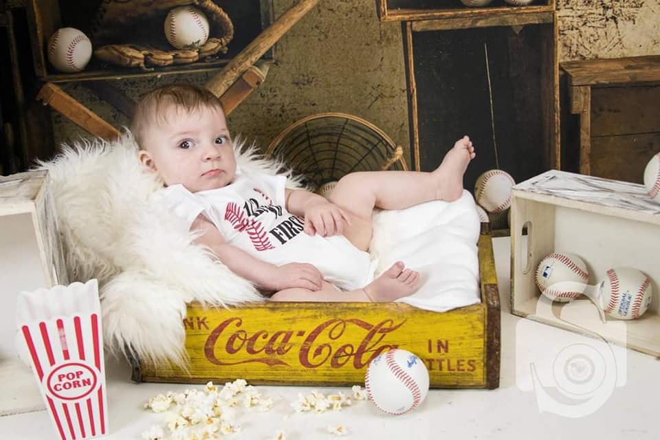 Kate Sports Backdrop Baseball Designed by Keerstan Jessop - Kate Backdrop