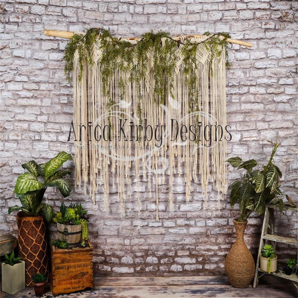Kate Mother's Day Boho on Brick Backdrop Designed by Arica Kirby - Kate Backdrop