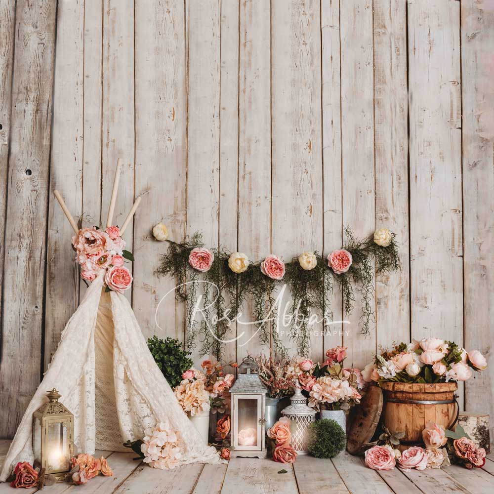 Kate Spring/Summer Tent Cake Smash Backdrop Designed By Rose Abbas - Kate Backdrop