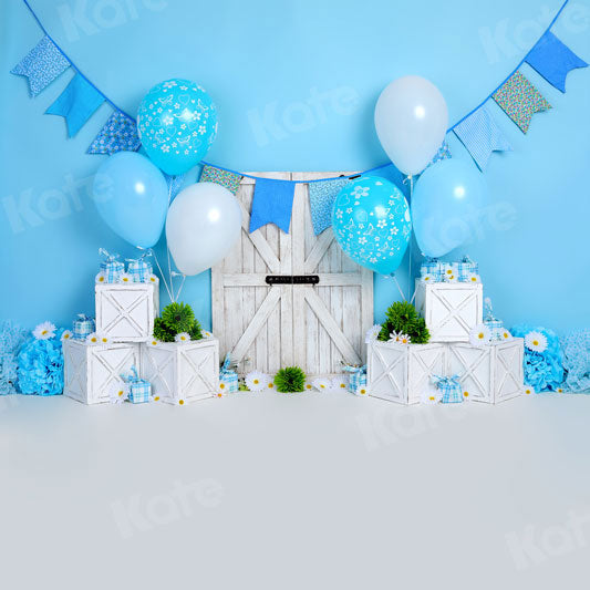Kate Cake Smash Balloon Birthday Backdrop for Photography - Kate Backdrop