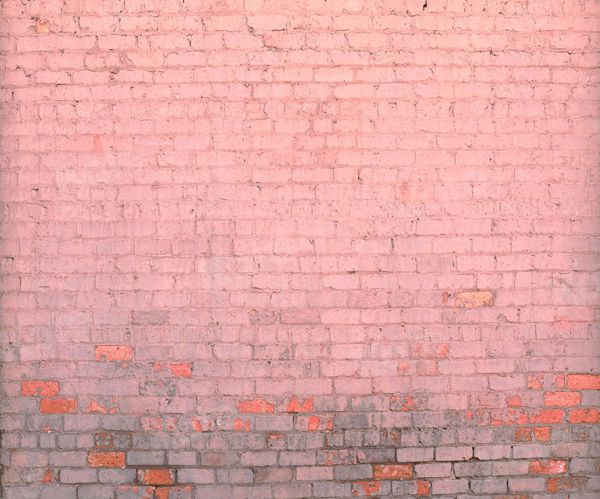 Kate Pink Brick Wall Old Retro Backdrop for Photograph - Kate Backdrop