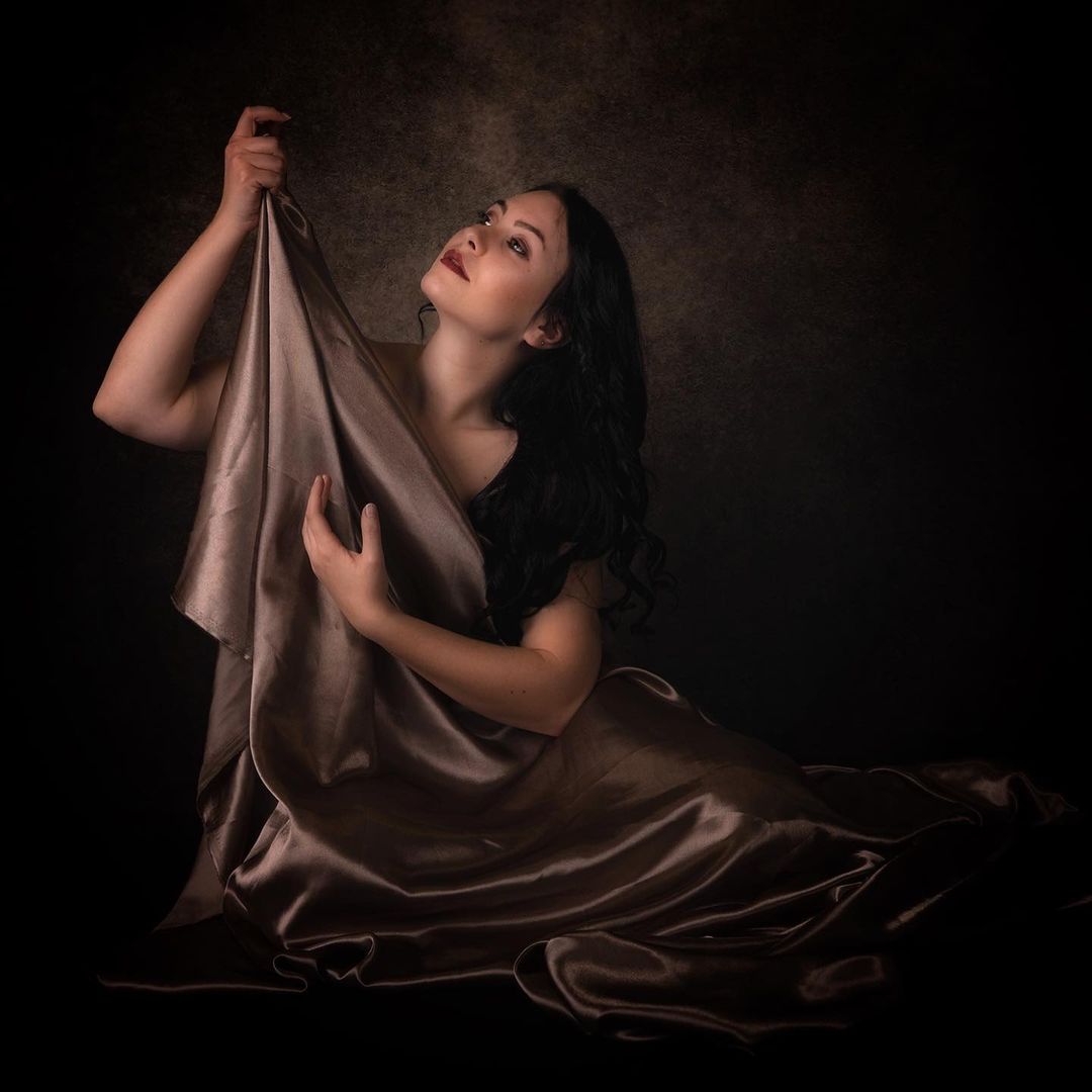 Kate Dark Brown Abstract Texture/Silver Gray Texture Collapsible Backdrop Photography 5X6.5ft(1.5x2m) - Kate Backdrop