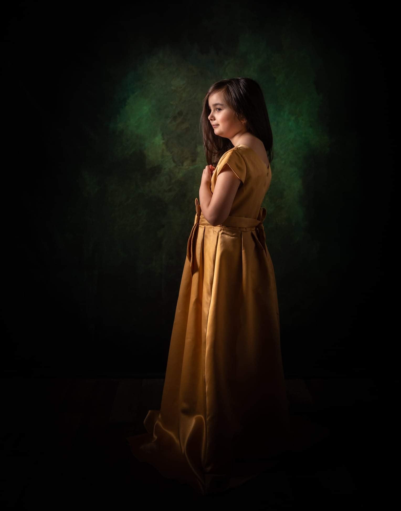 Kate Foggy Green Abstract Texture Photography Background - Katebackdrop