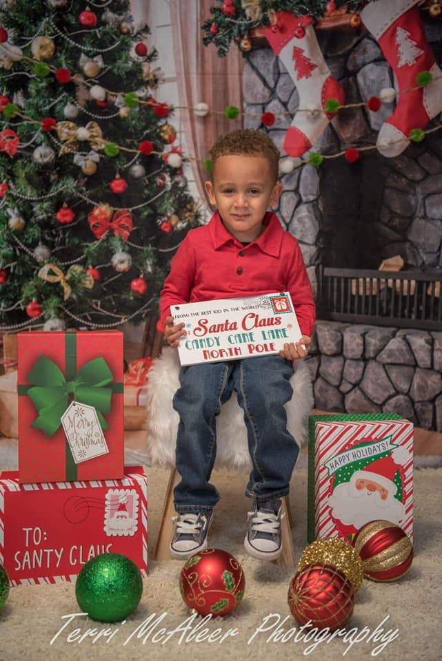 Katebackdrop鎷㈡綖Kate Christmas Backdrop Sock Fireplace Home Decoration