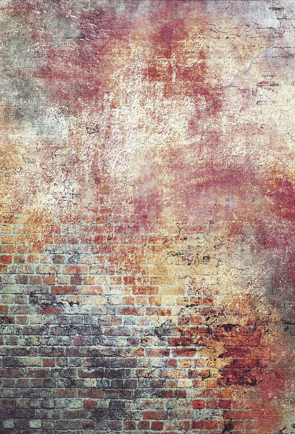 Katebackdrop£ºKate Retro color brick photography backdrop