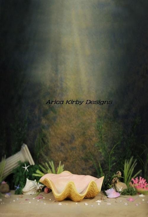 Katebackdrop鎷㈡綖Kate Mermaid Backdrop designed by Arica Kirby