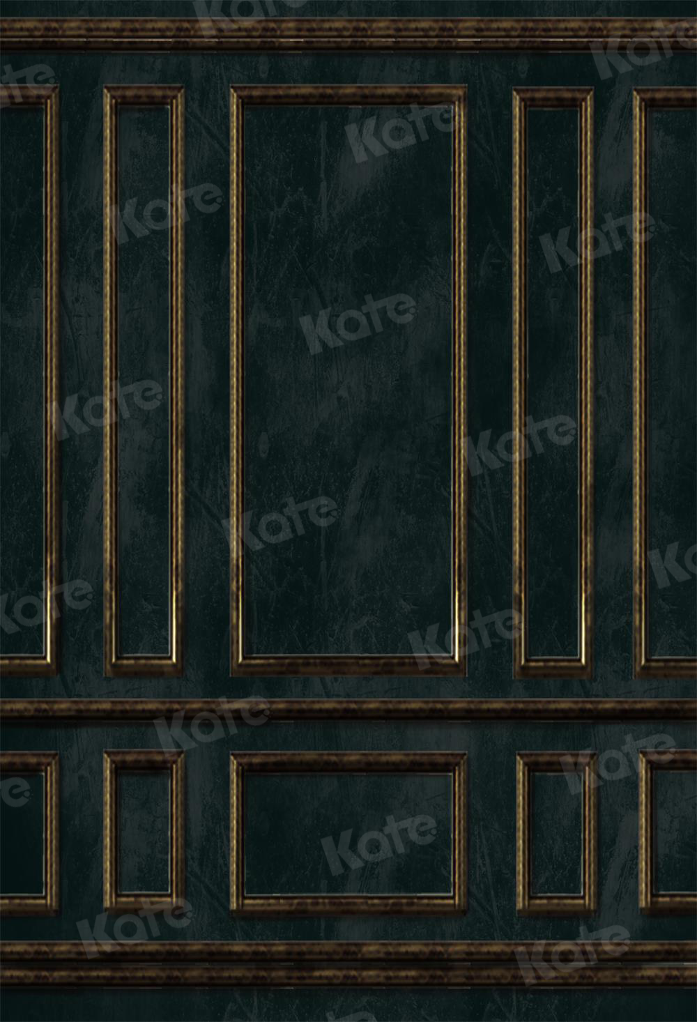 Kate Elegant Retro Dark Green Wall door Backdrop - Kate Backdrop