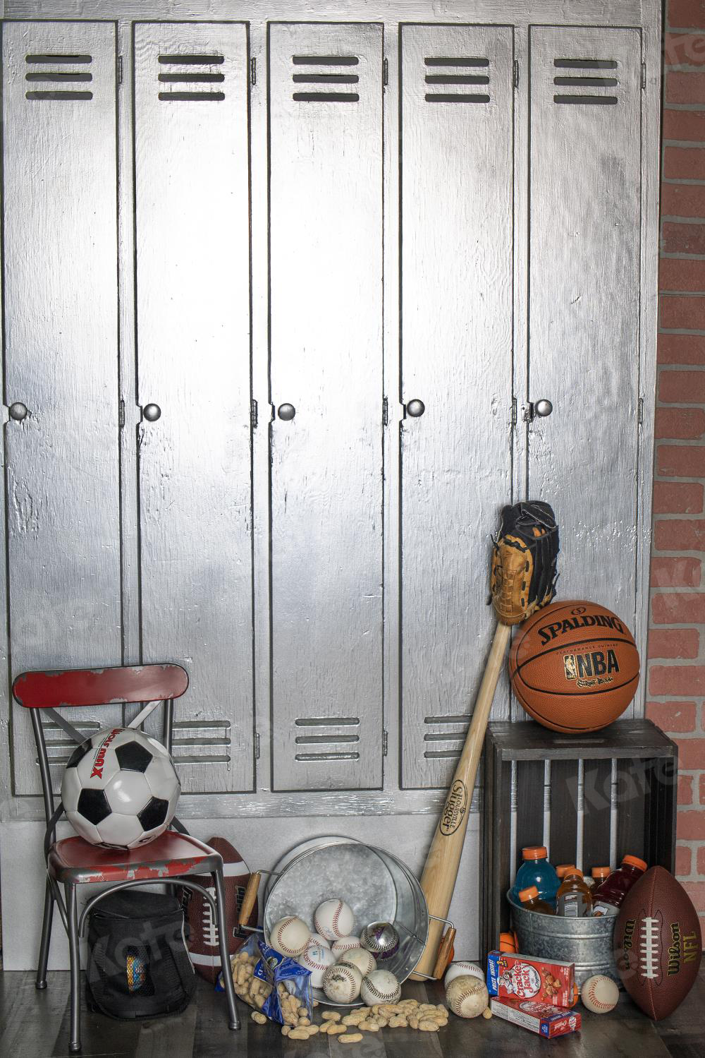 Kate All Sports Children Backdrop Designed by Erin Larkins - Kate Backdrop