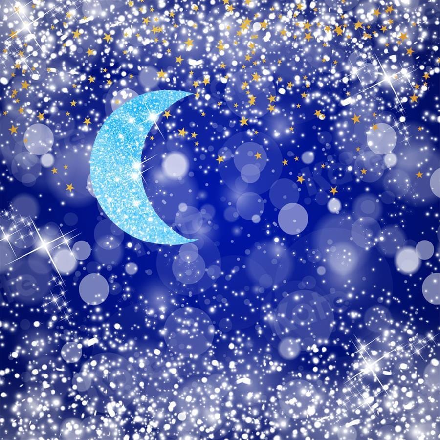 Kate Cake Smash Night with Blue Moon Backdrop for Photography - Kate Backdrop