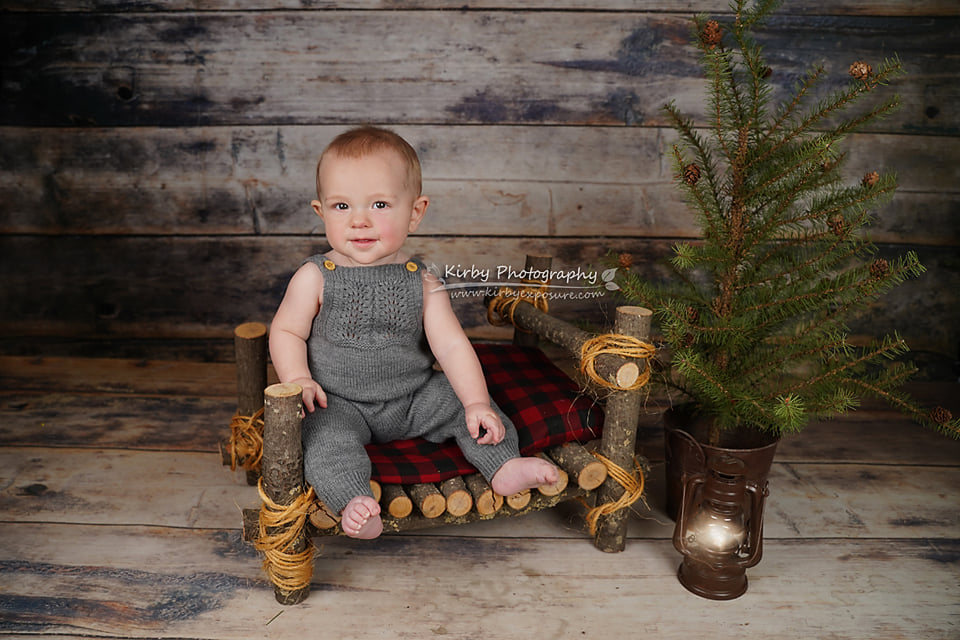 Kate Burnt Wood Planking Rubber Floor Mat Designed by Arica Kirby - Kate Backdrop
