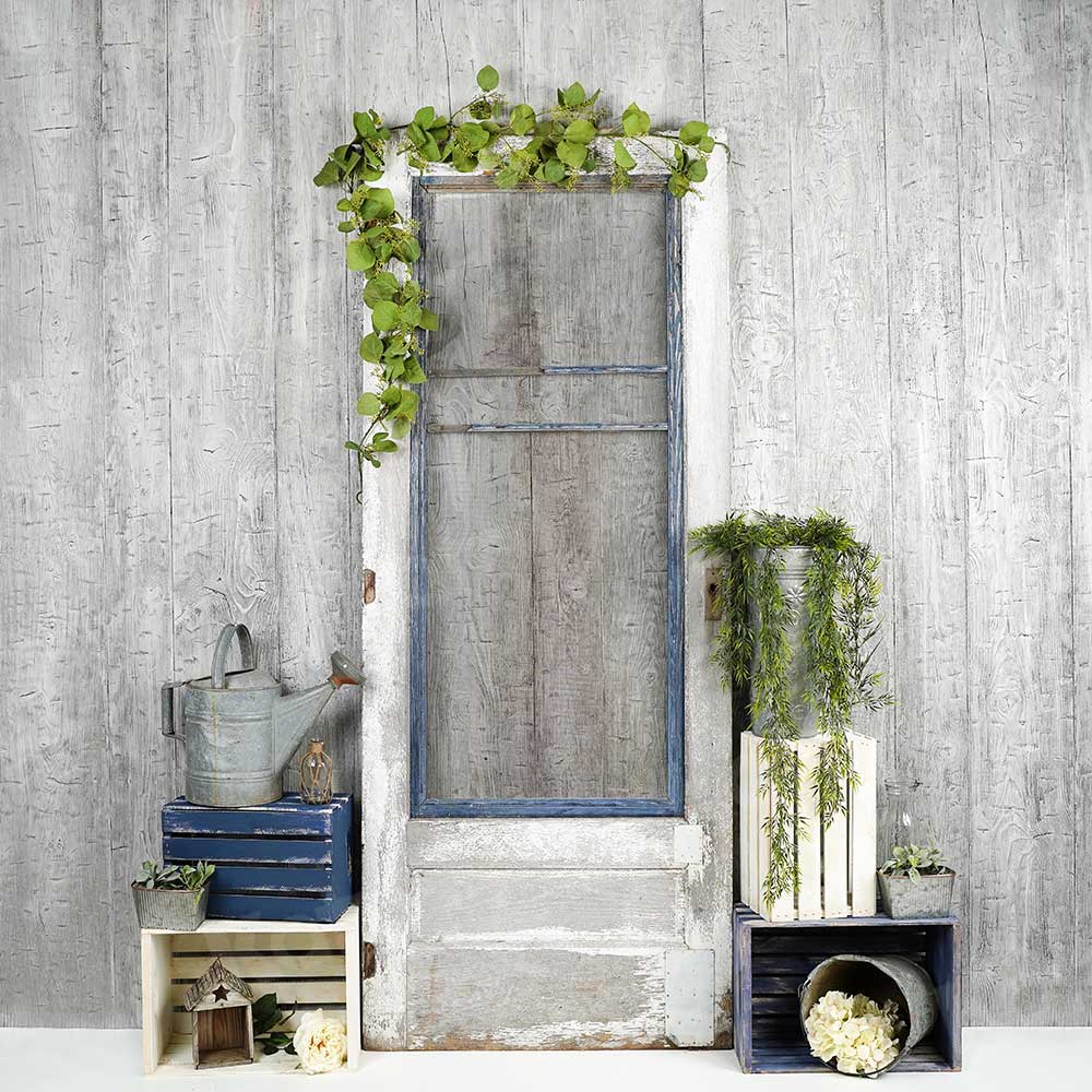 Kate Blue Door Spring backdrop designed by Arica Kirby - Kate Backdrop