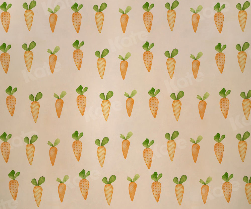 Fondo de zanahoria para fotografía infantil