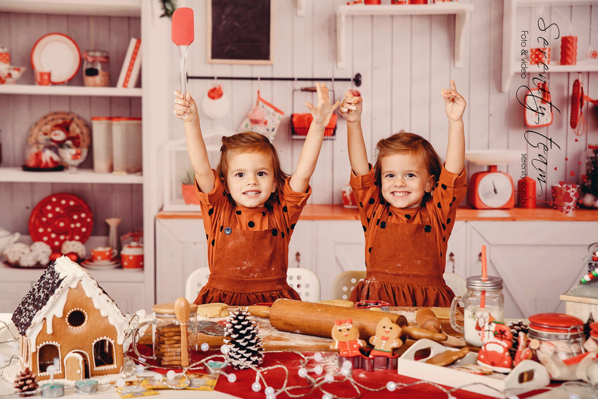 Kate Christmas Kitchen Backdrop White Wall for Photography - Kate Backdrop