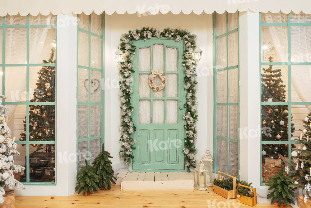 Kate Cozy Christmas Window Backdrop Designed by Chain Photography