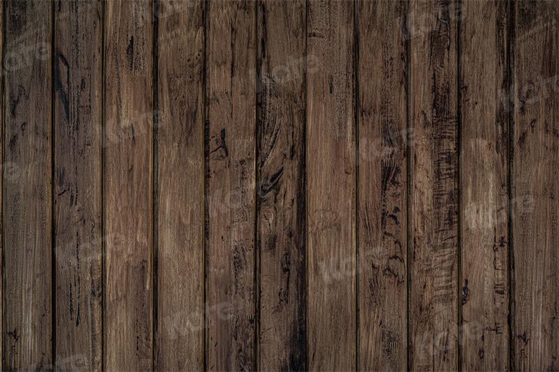 Kate Dark Vintage Wood Grain Backdrop for Photography