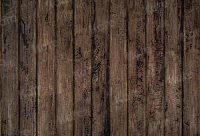 Kate Dark Vintage Wood Grain Backdrop for Photography