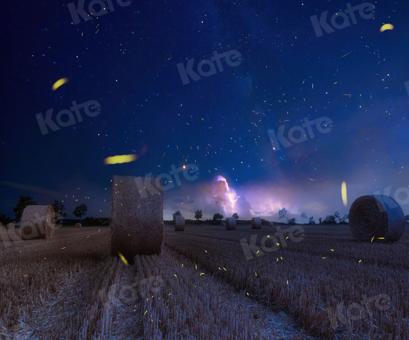Kate Field Night Sky Glitter Backdrop Harvest for Photography
