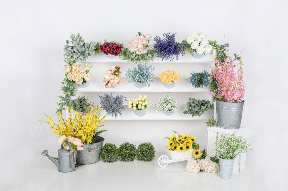 Kate Flowers Shop Spring Backdrop Designed By Moements Photography - Kate Backdrop