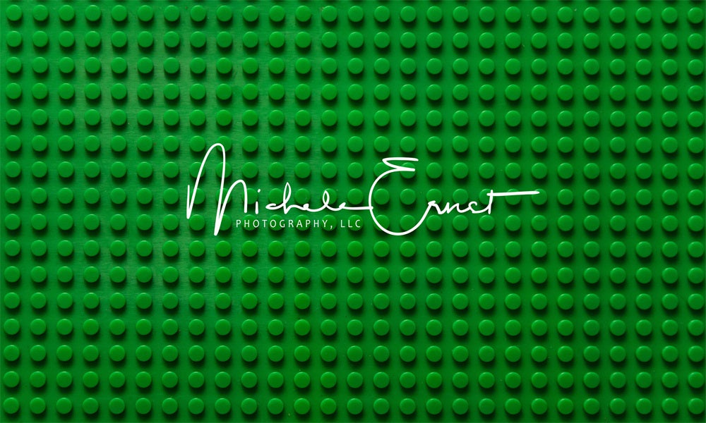 Sfondo a base di blocchi verdi progettato da Michele Ernst Photography