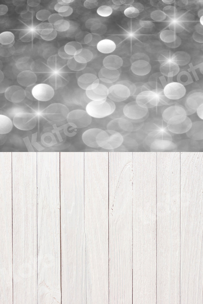 Grijze Bokeh-achtergrond Ontworpen door Chain Photography