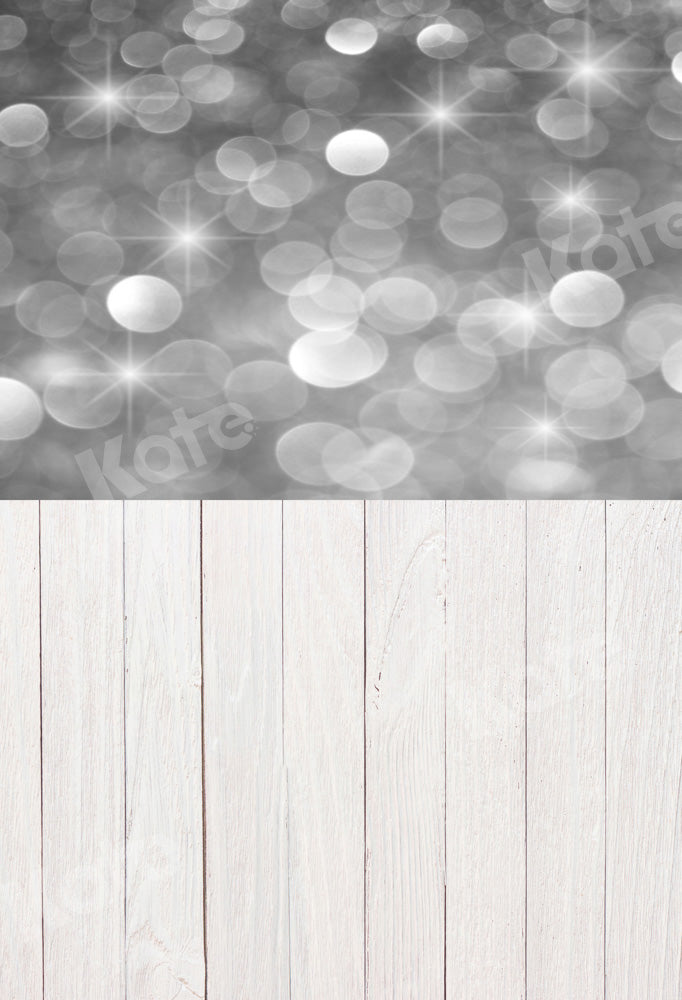 Grijze Bokeh-achtergrond Ontworpen door Chain Photography