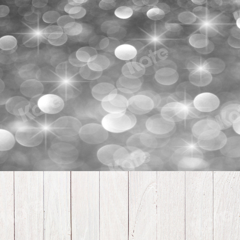 Grijze Bokeh-achtergrond Ontworpen door Chain Photography