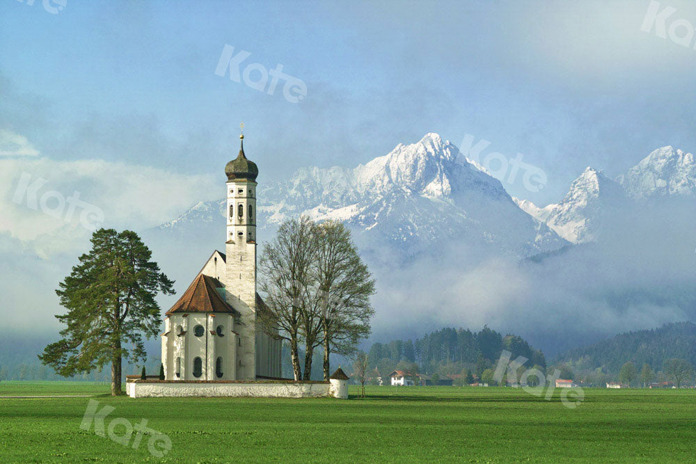 Montañas Arquitectura Fondo de Escena Diseñado por Cadena Fotográfica