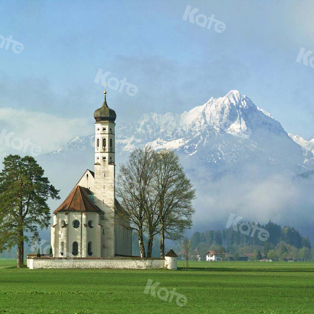 Montañas Arquitectura Fondo de Escena Diseñado por Cadena Fotográfica