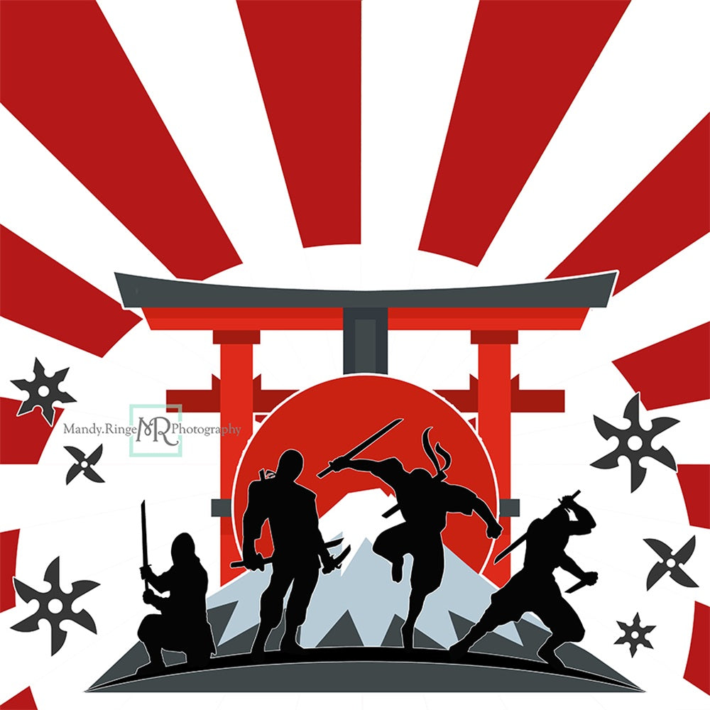 Ninja Karate Verjaardagsfeest Foto Achtergrond Ontworpen door Mandy Ringe Fotografie