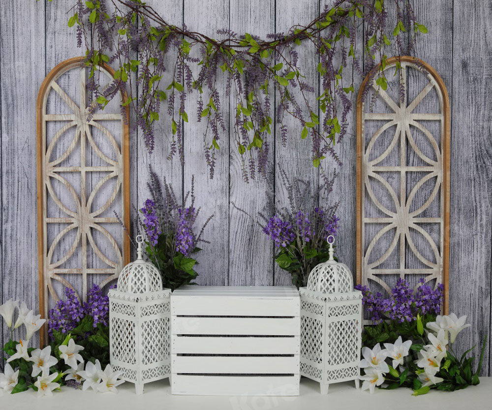Kate Peaceful Lavender Backdrop for Easter/Spring Photography - Kate Backdrop