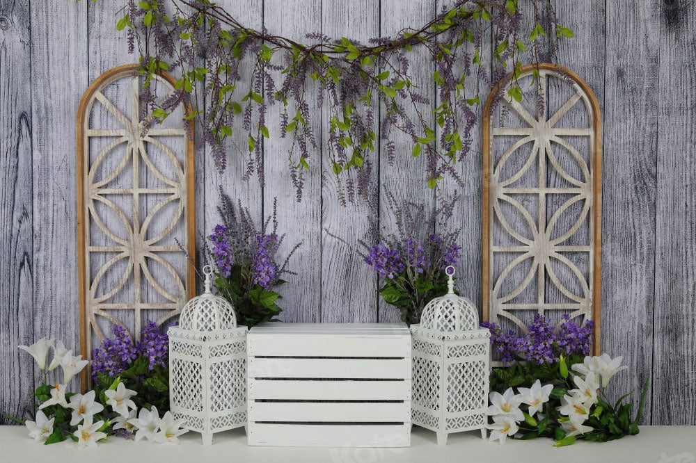Kate Peaceful Lavender Backdrop for Easter/Spring Photography - Kate Backdrop