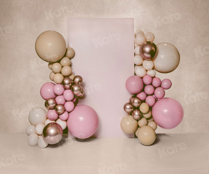 Kate Pink Balloons Backdrop Birthday Designed by Uta Mueller Photography