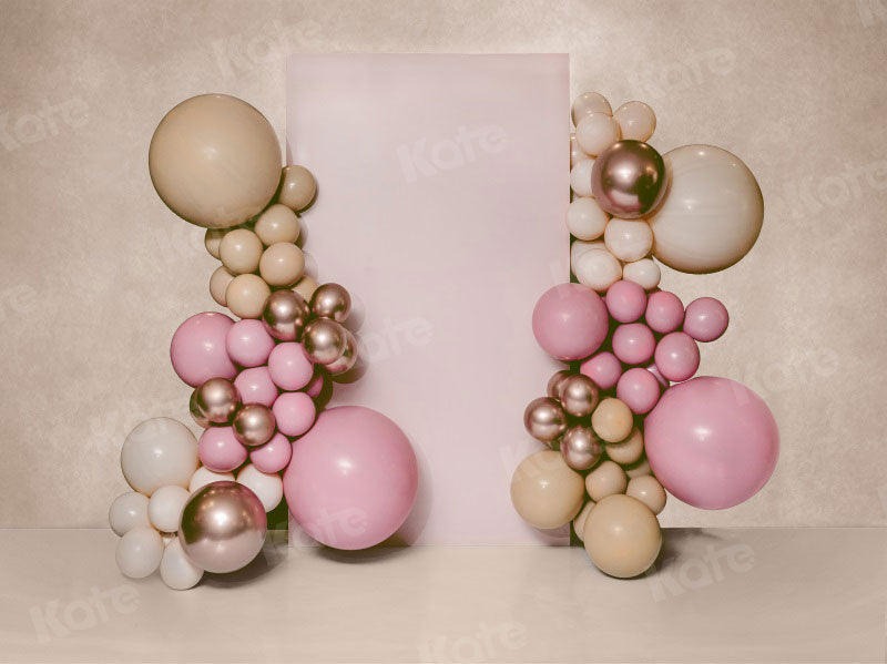 Kate Pink Balloons Backdrop Birthday Designed by Uta Mueller Photography