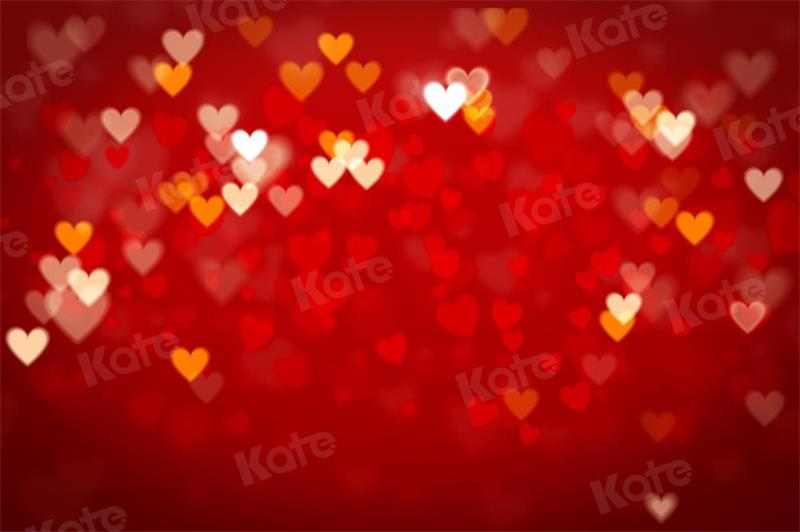 Kate Red Bokeh Backdrop New Year for Photography - Kate Backdrop