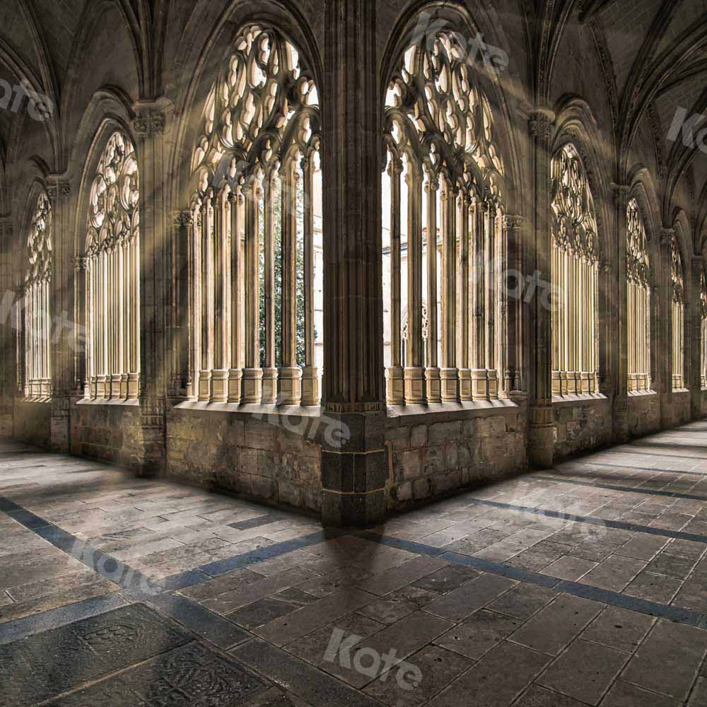 Retro Gebouw Foto Achtergrond Binnenverlichting Ontworpen door Chain Fotografie