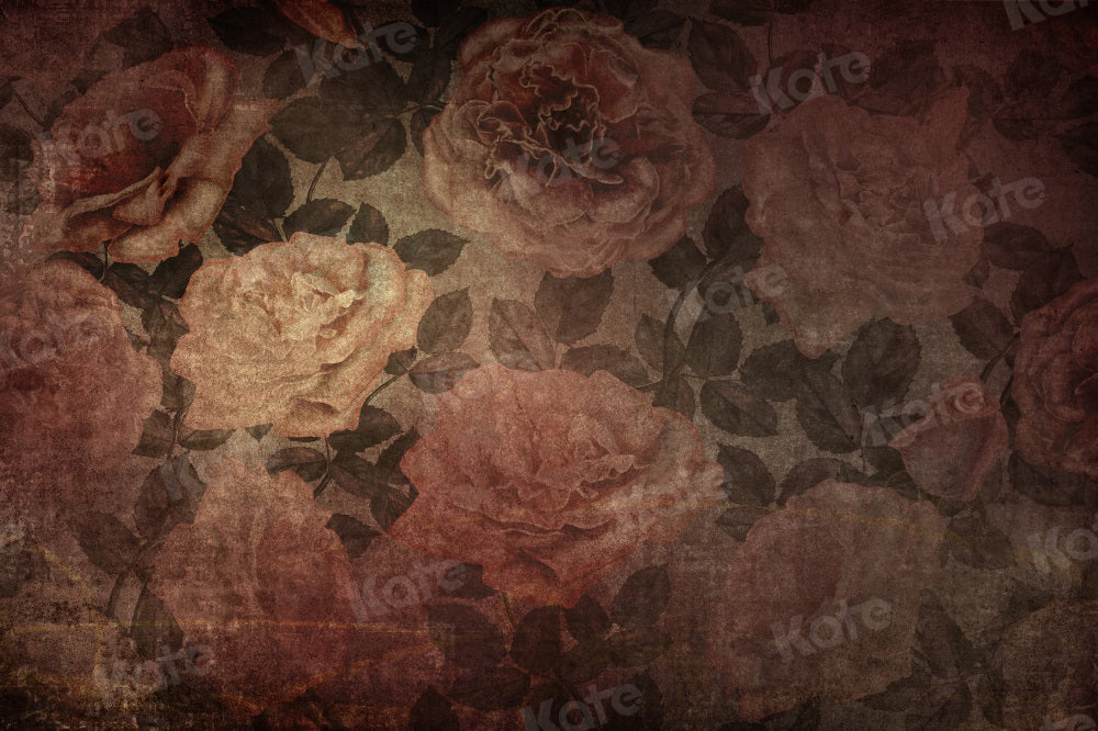 Fondo de flores retro para boudoir para fotografía
