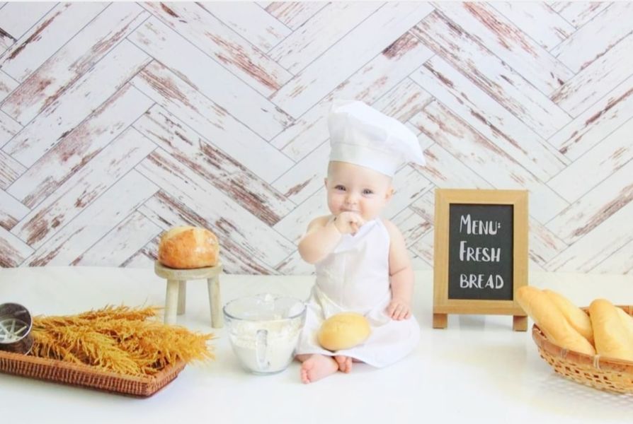 Kate Retro White Waves Wood Backdrop for Photography - Kate Backdrop