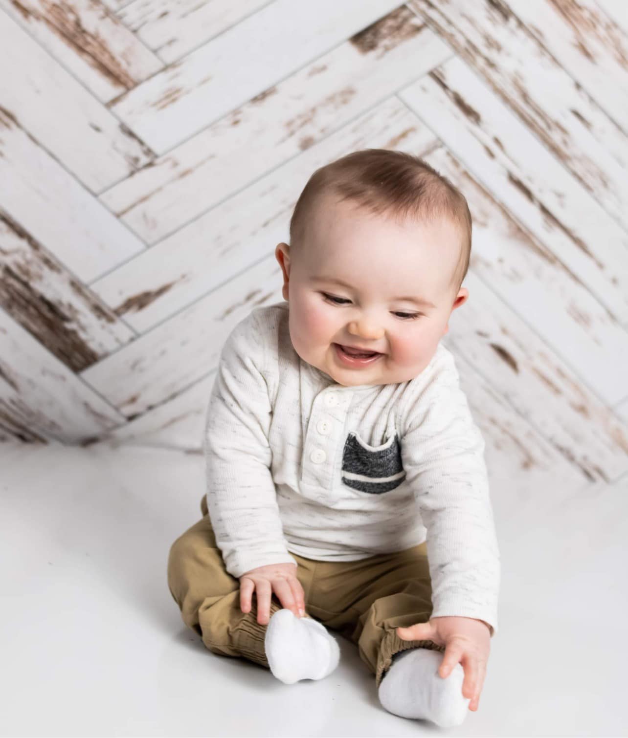 Kate Retro White Waves Wood Backdrop for Photography - Kate Backdrop
