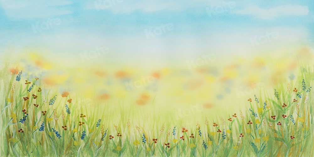 Kate Spring painting Backdrop designed by Veronika Gant - Kate Backdrop