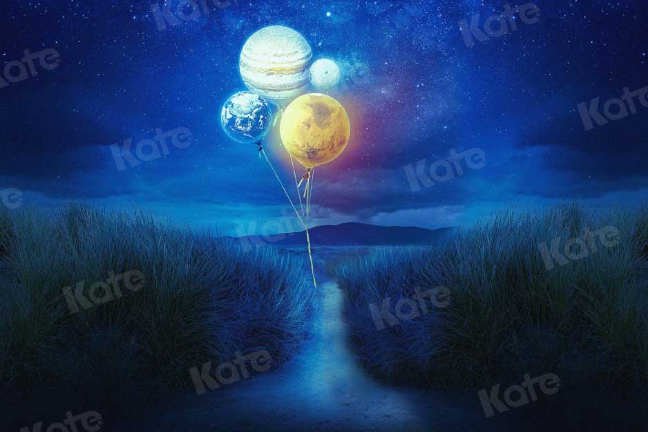 Kate Starry Night Planet Backdrop for Photography