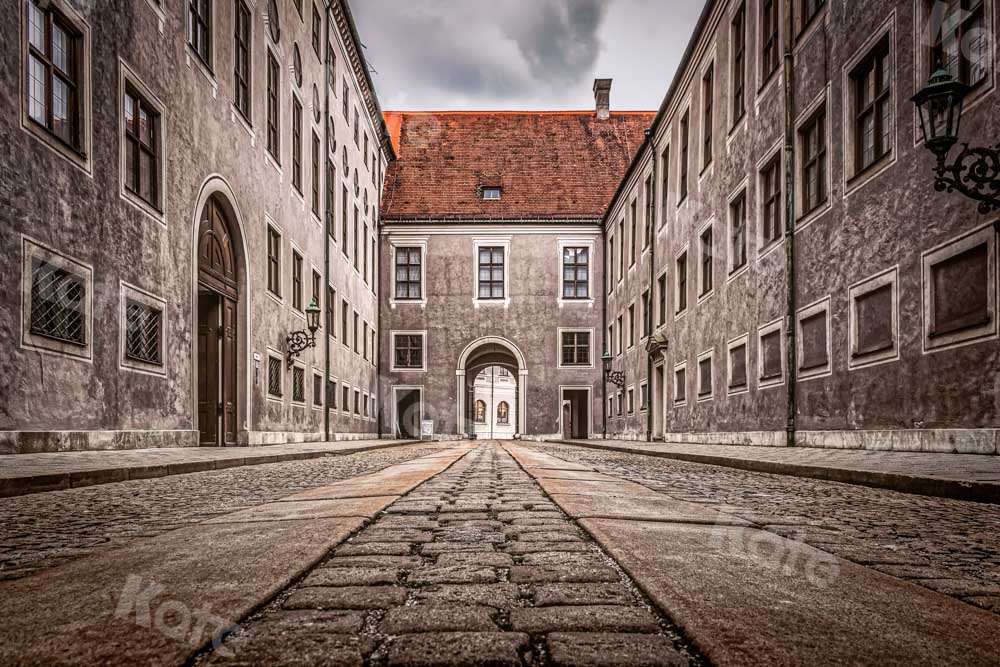 Kate Stone Wall Building Backdrop Scene Designed by Chain Photography