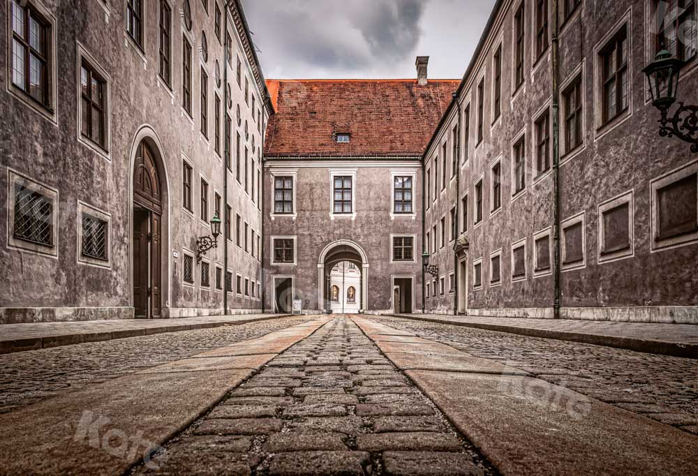 Kate Stone Wall Building Backdrop Scene Designed by Chain Photography